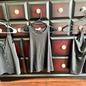 Black Cute Summer Tops